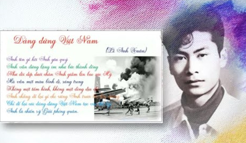 Cảm nhận của anh chị về hình ảnh người lính trong bài thơ Dáng đứng Việt Nam của Lê Anh Xuân (ảnh 1)