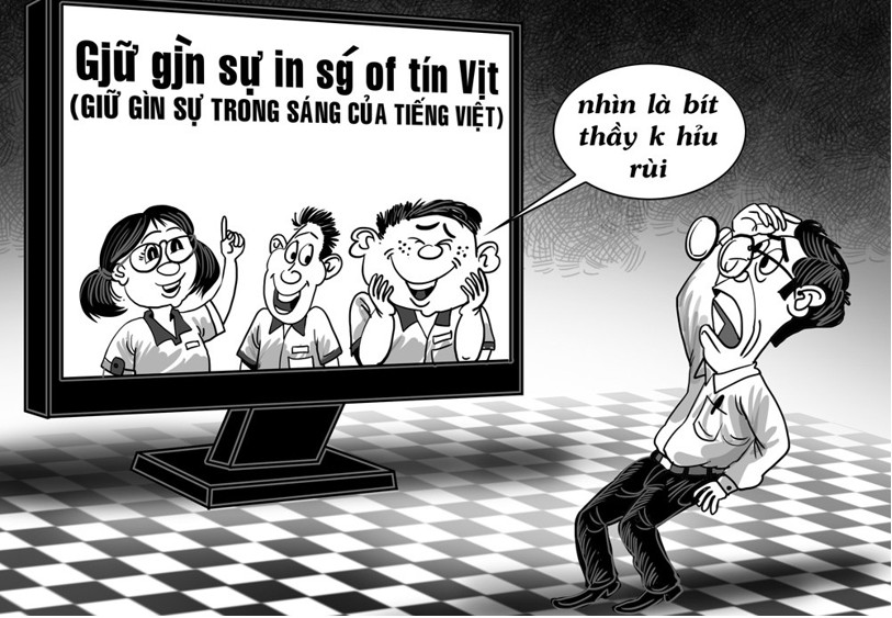 Có người cho rằng: Việc sử dụng các từ tiếng Anh trong giao tiếp của người Việt trẻ đang làm mất đi sự trong sáng của tiếng Việt
