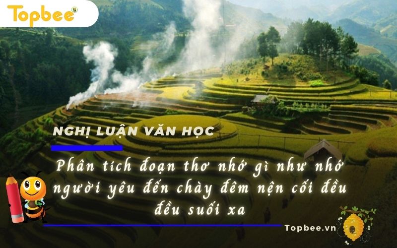 Phân tích đoạn thơ nhớ gì như nhớ người yêu đến chày đêm nện cối đều đều suối xa