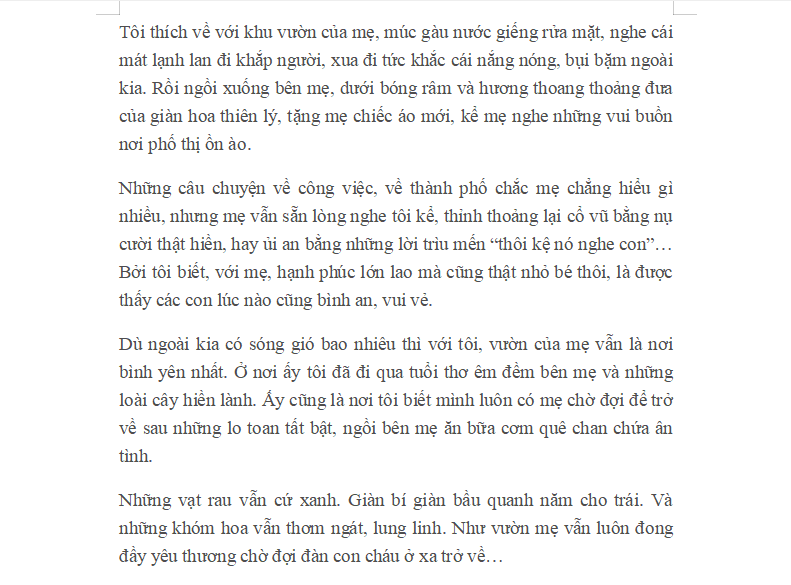 Về giữa khu vườn của mẹ Đọc hiểu - ảnh 2